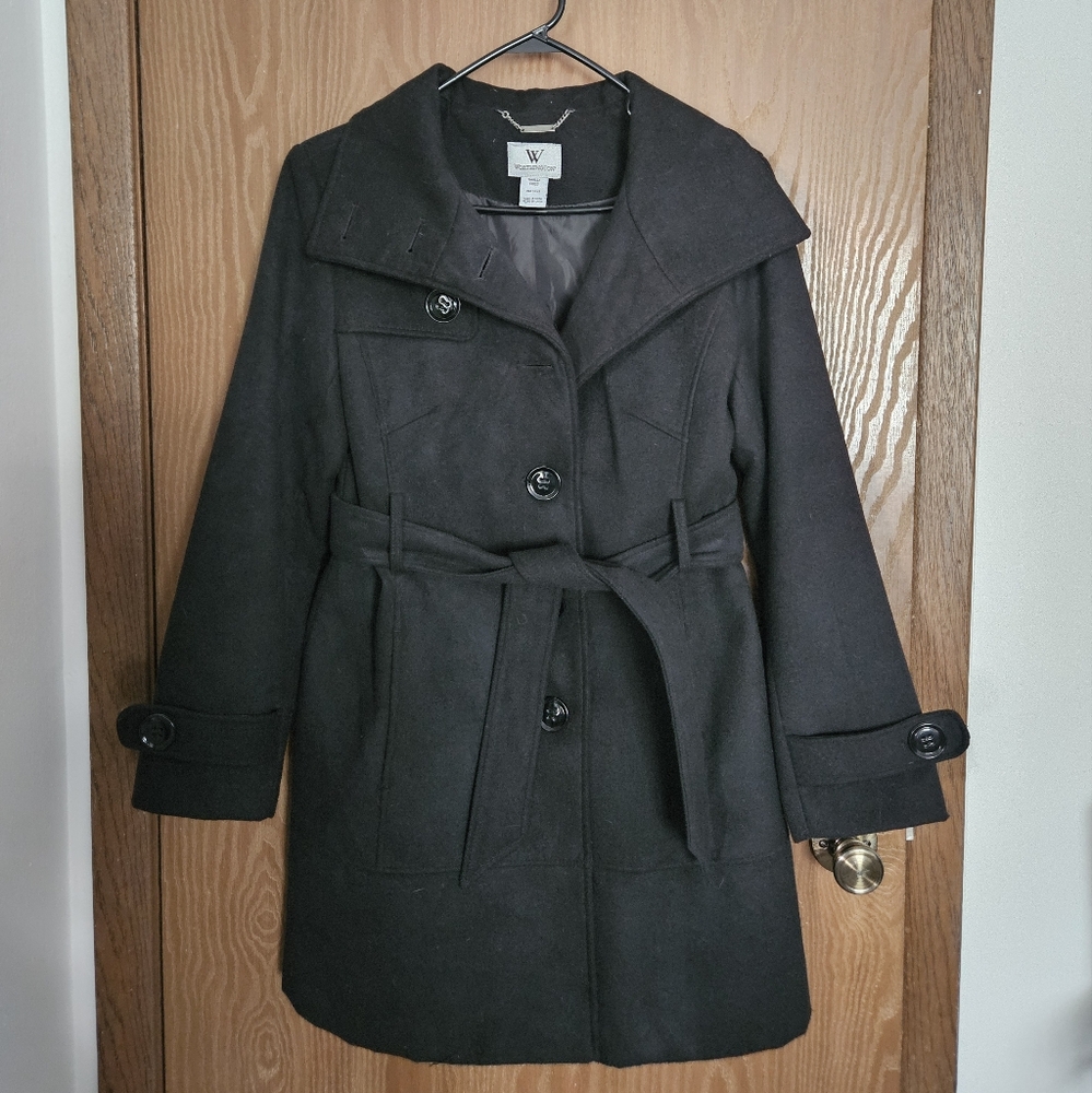Worthington Tie Belt Pea Coat